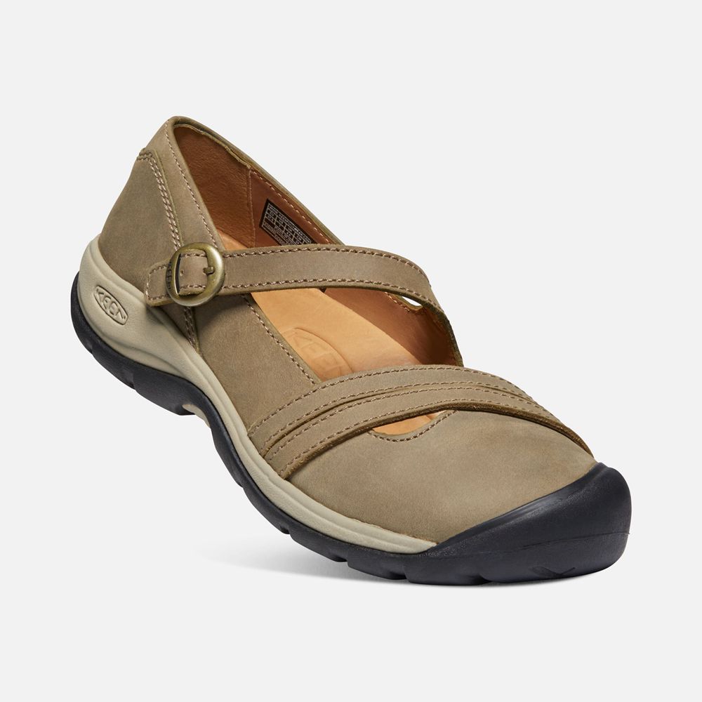 Slip-On Keen Femme Kaki | Presidio Ii Cross Strap | RZIJK-4635